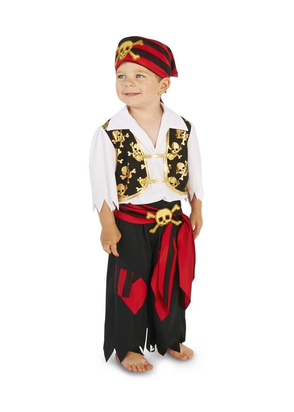 Toddler Boys Captain Of The Sea Pirate Costume