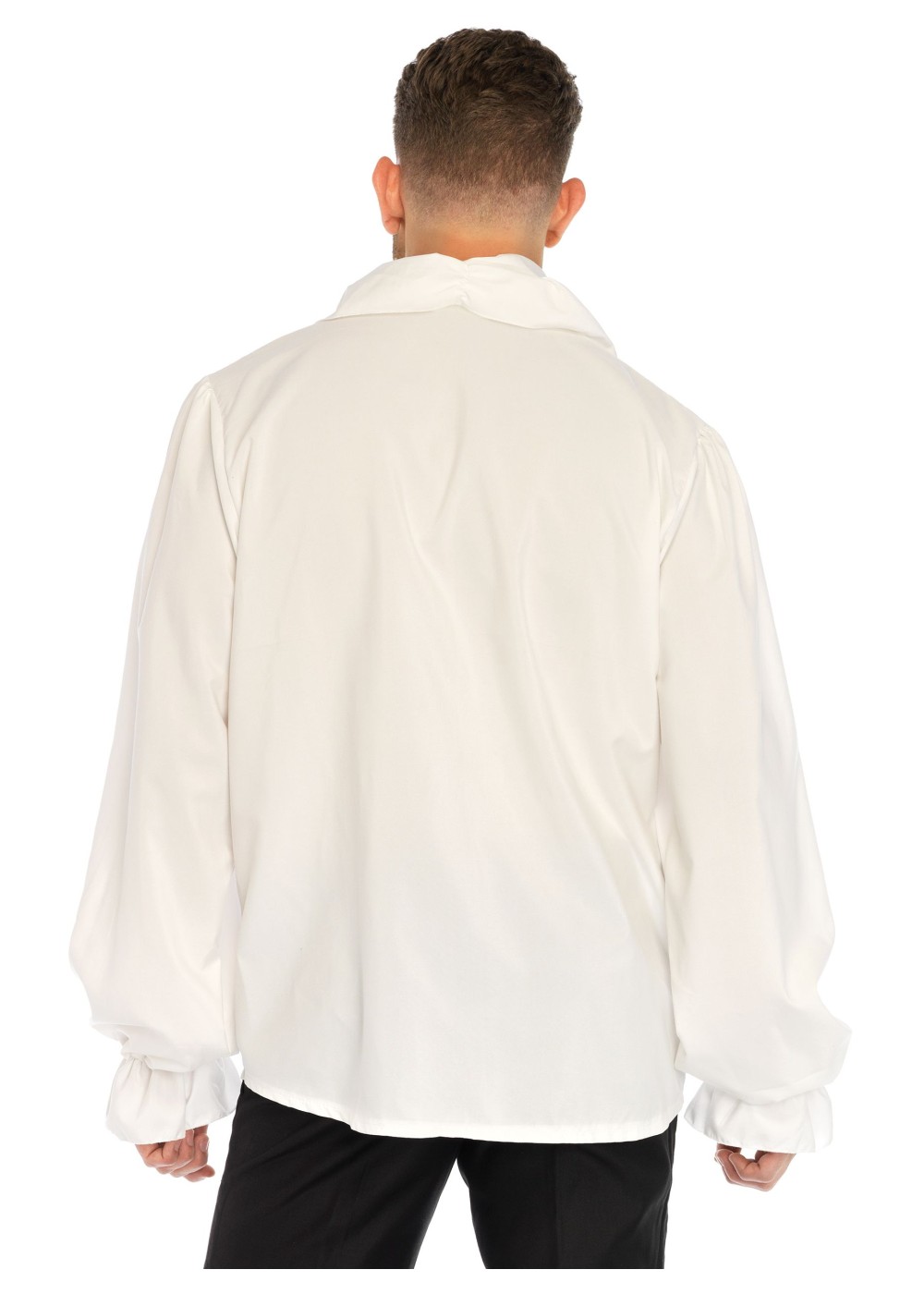 White Ruffled Men Shirt - Renaissance Costumes