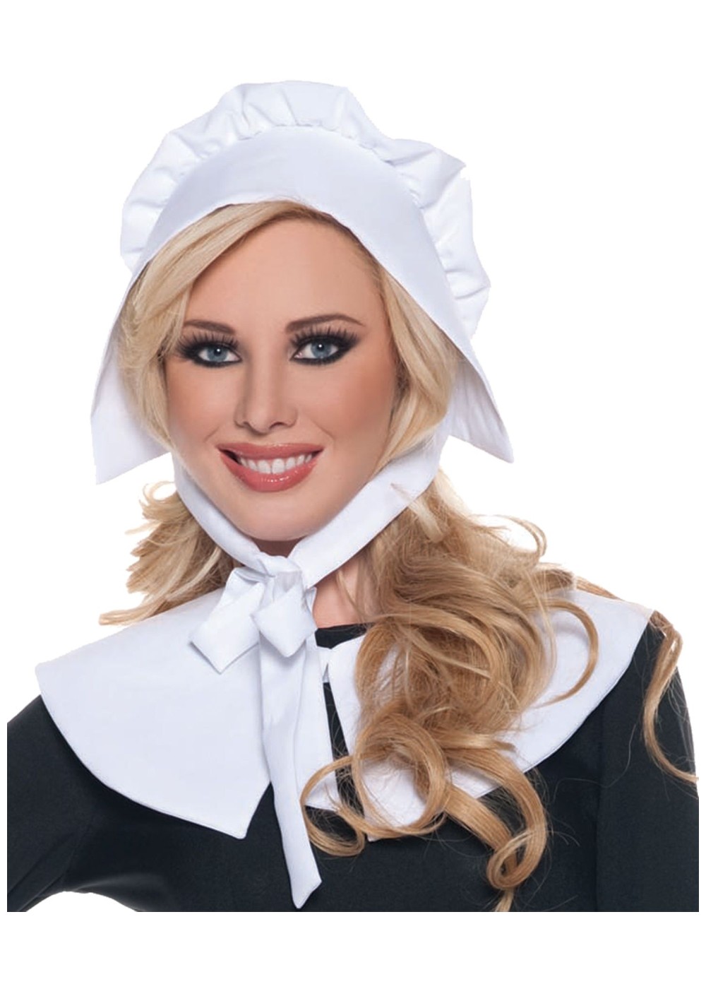 Womens Pilgrim Bonnet Collar