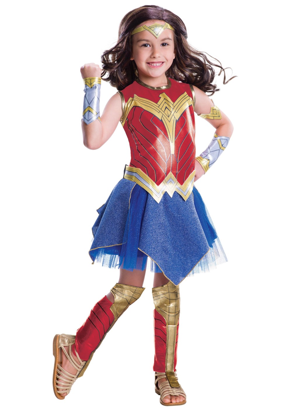 Role Party Wonder Woman Costume For Girls – Complete Superhero Outfit – New Without Tags