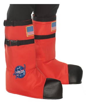 Orange Astronaut Space Boot Covers