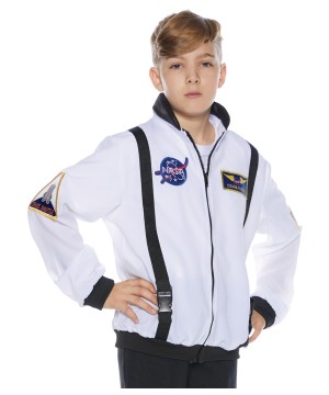 White Astronaut Flight Jacket