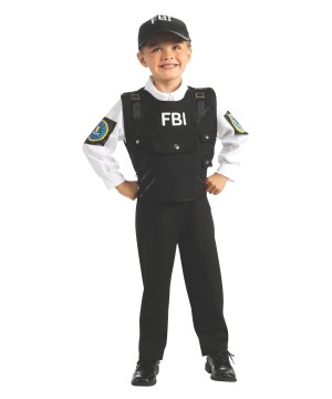 Boys Fbi Agent Costume - Professional Costumes