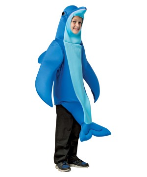 Kids Blue Dolphin Costume