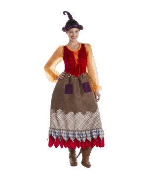 Hocus Pocus Inspired Witch Dress Goofy Women Costume