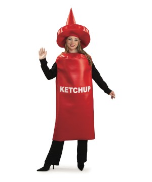 Ketchup Bottle Costume - Food Costumes