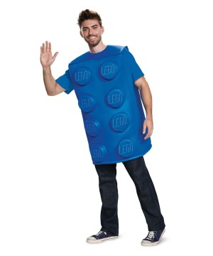 Lego Blue Brick Mens Costume - Cosplay Costumes