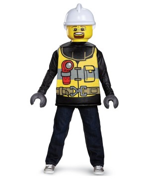 Lego Boys Classic Firefighter Costume - Cosplay Costumes