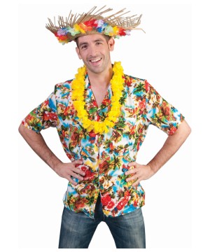 Hawaiian Tropical Paradise Men Shirt
