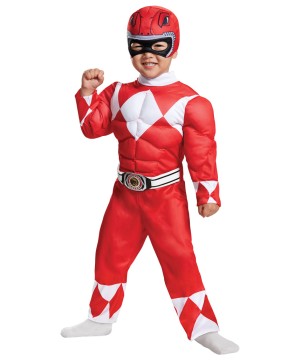 Red Power Ranger Toddler Costume