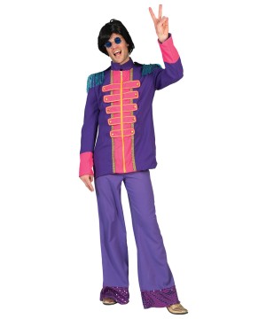 Purple Colorful Sixties Mens Jacket
