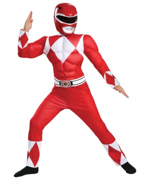 Boys Red Ranger Costume