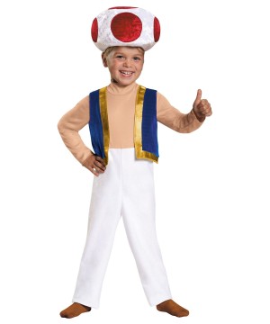 Super Mario Brothers Toad Toddler Boys Costume