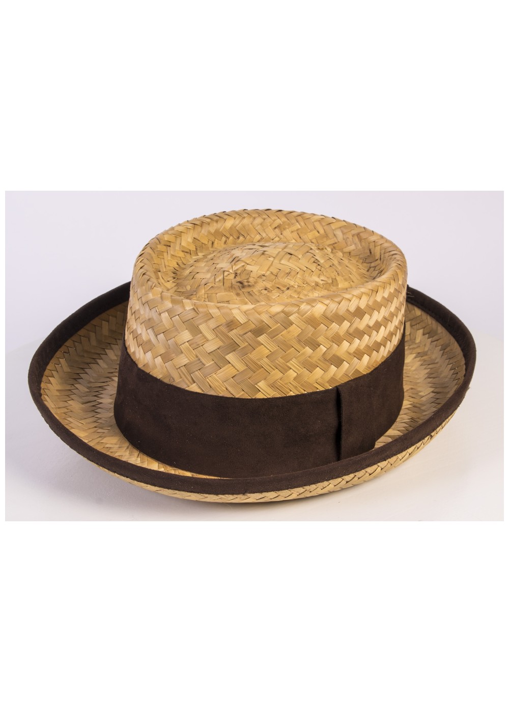 1920s Straw Skimmer Hat