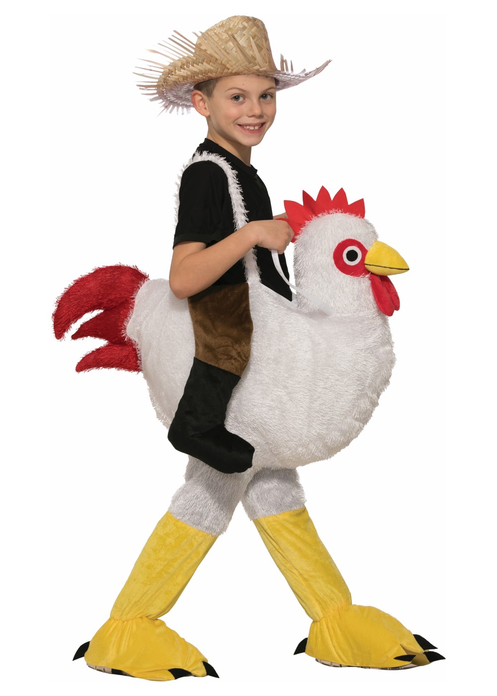 Chicken Rider Boys Costume