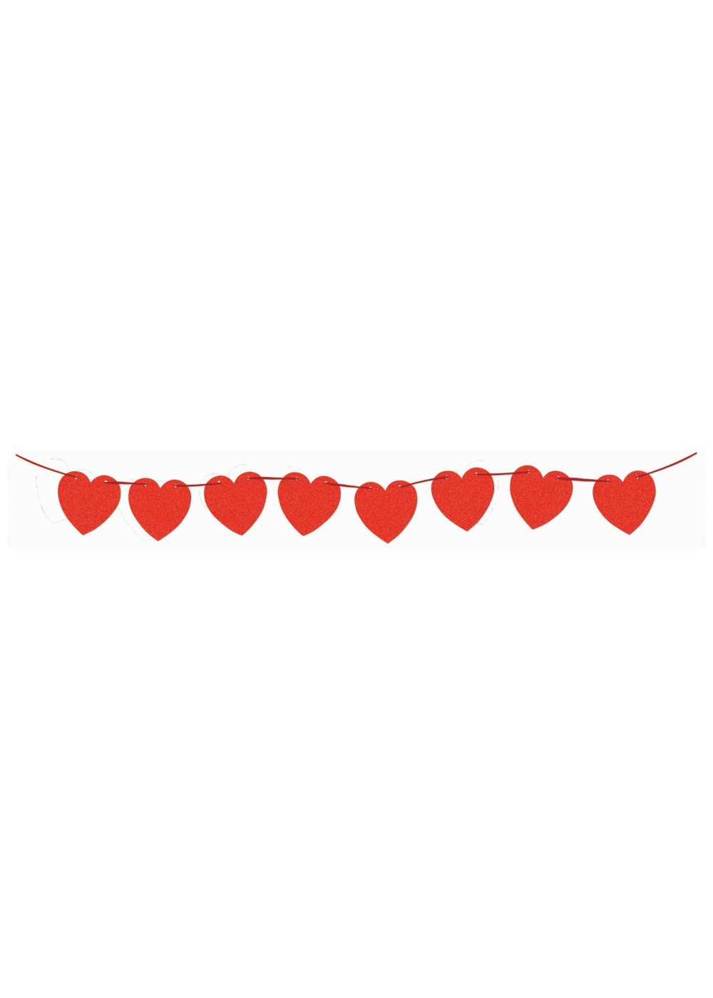 Red Hearts Decorative Diamond Banner