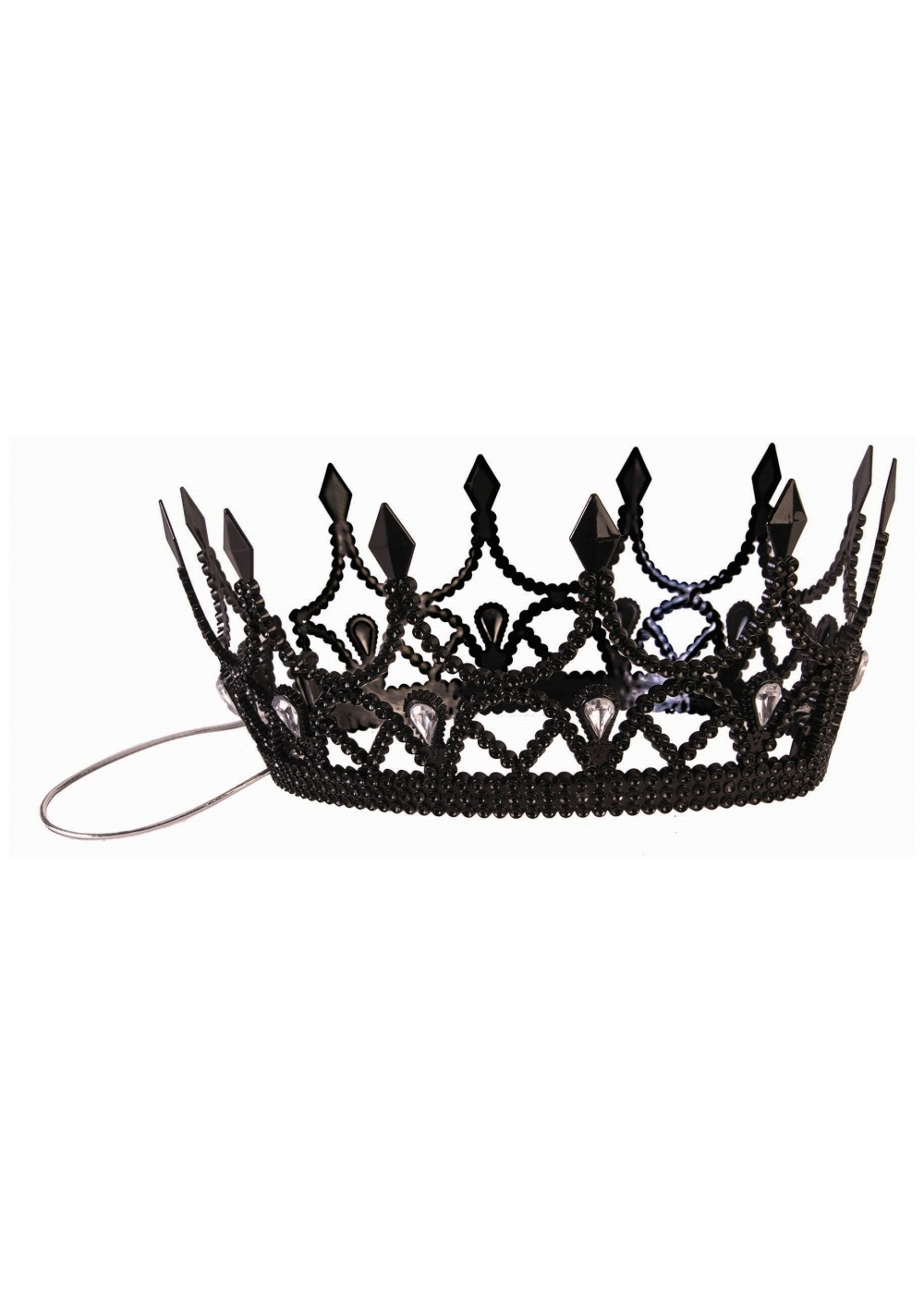 Dark Royalty Black Queen Crown