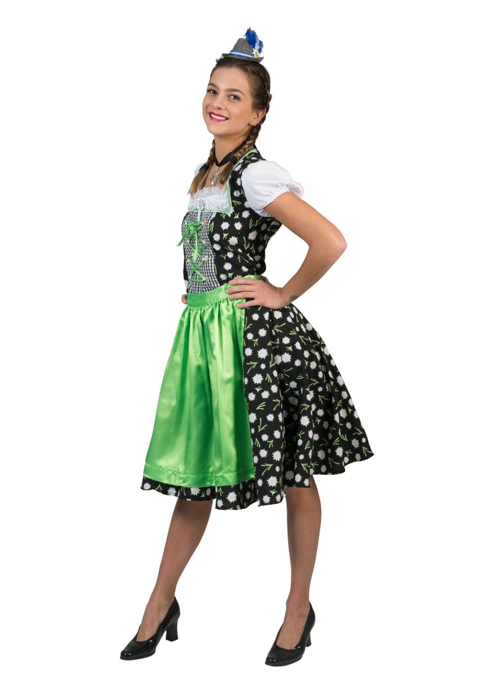 German Womens Tirol Dress Edelweiss