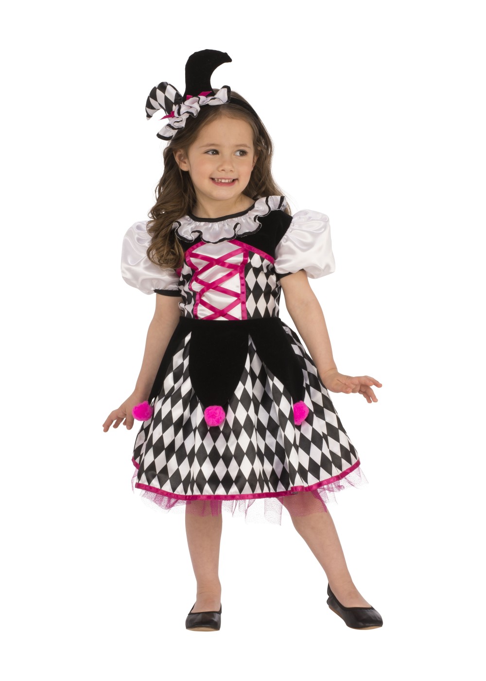 Girls Little Jester Costume - Mardi Gras Costumes