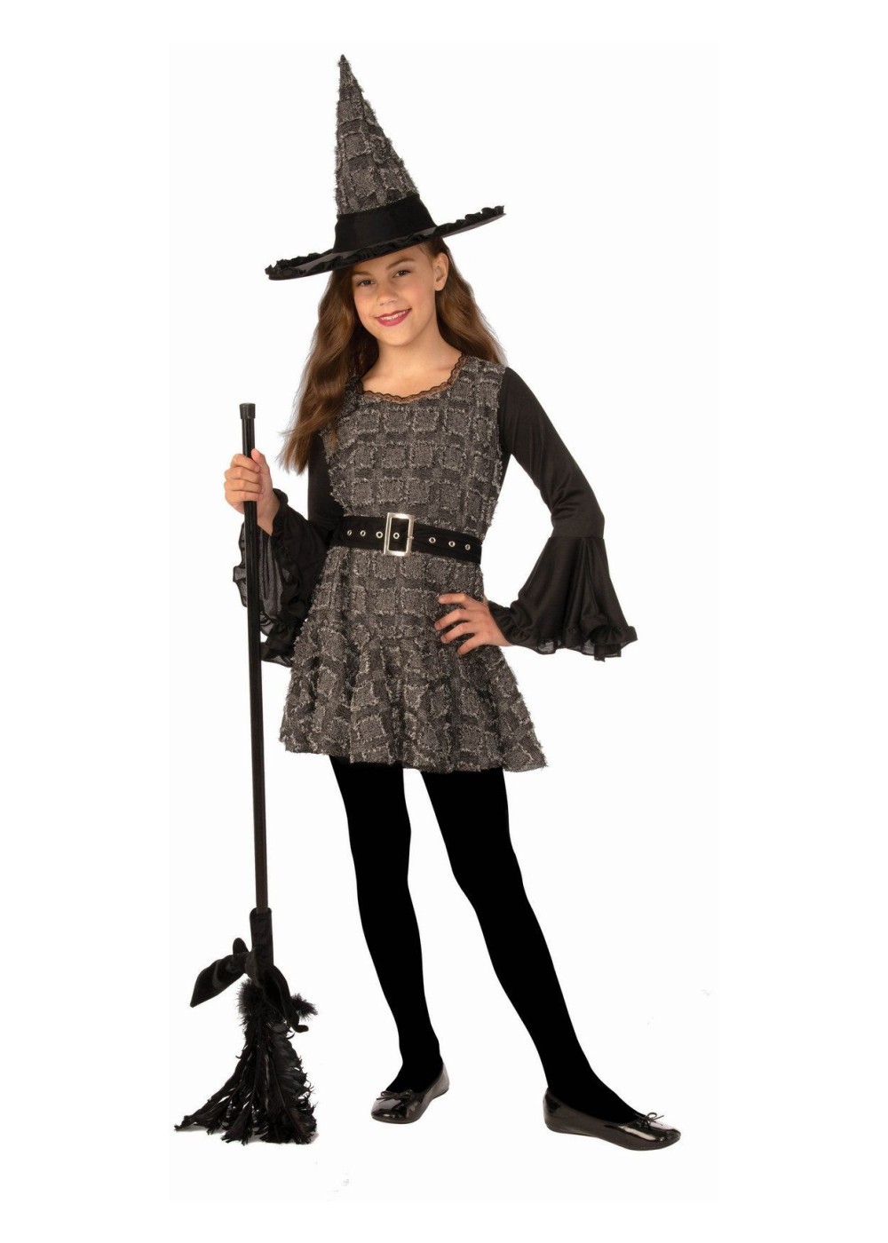 Kids Girls Midnight Witch Costume