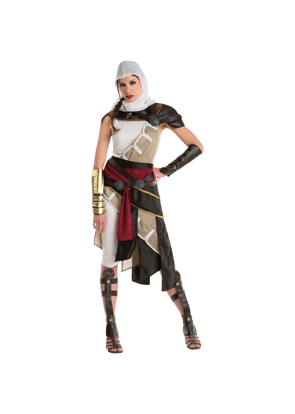 Hooded Female Warrior Costume