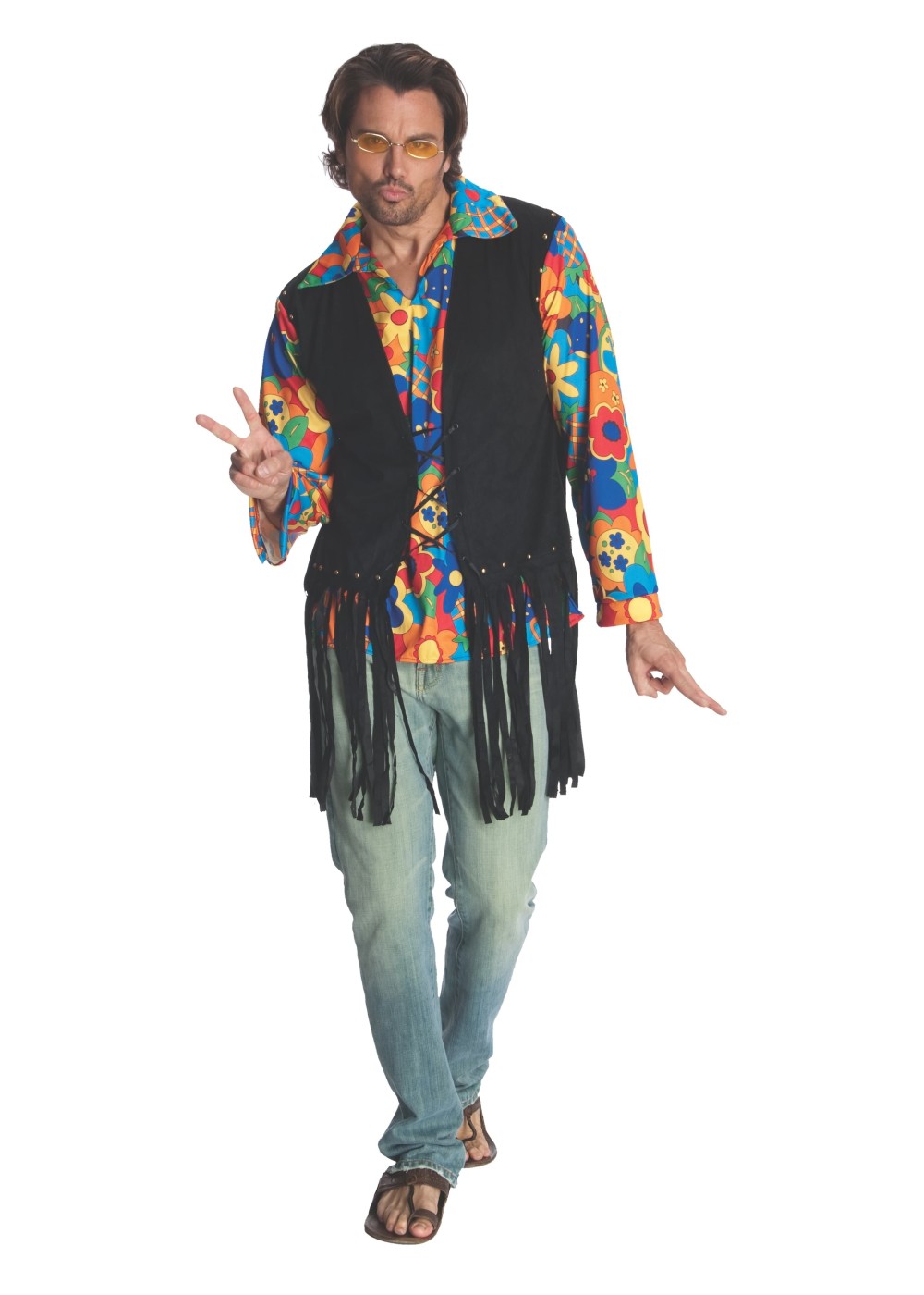 Mens Groovy Hippie Costume - 1970s Costumes