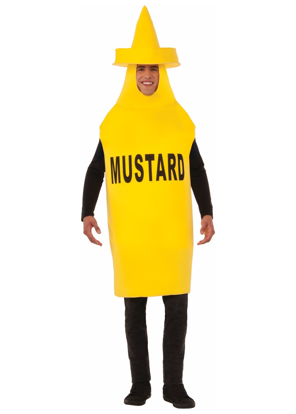 Mens Mustard Bottle Costume