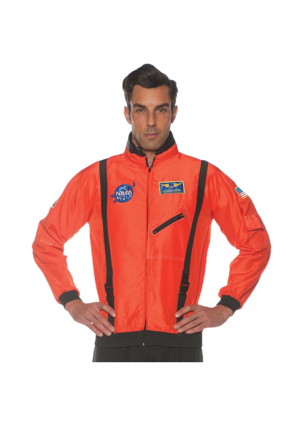 Orange Space Flight Men Jacket