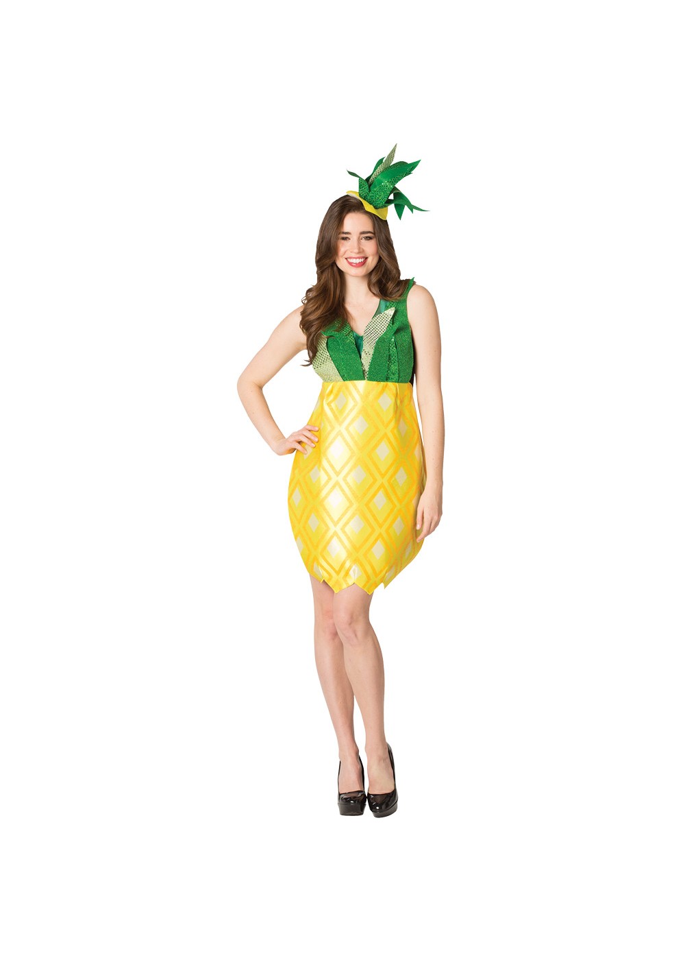 Womens Pineapple Dress Costume Food Costumes