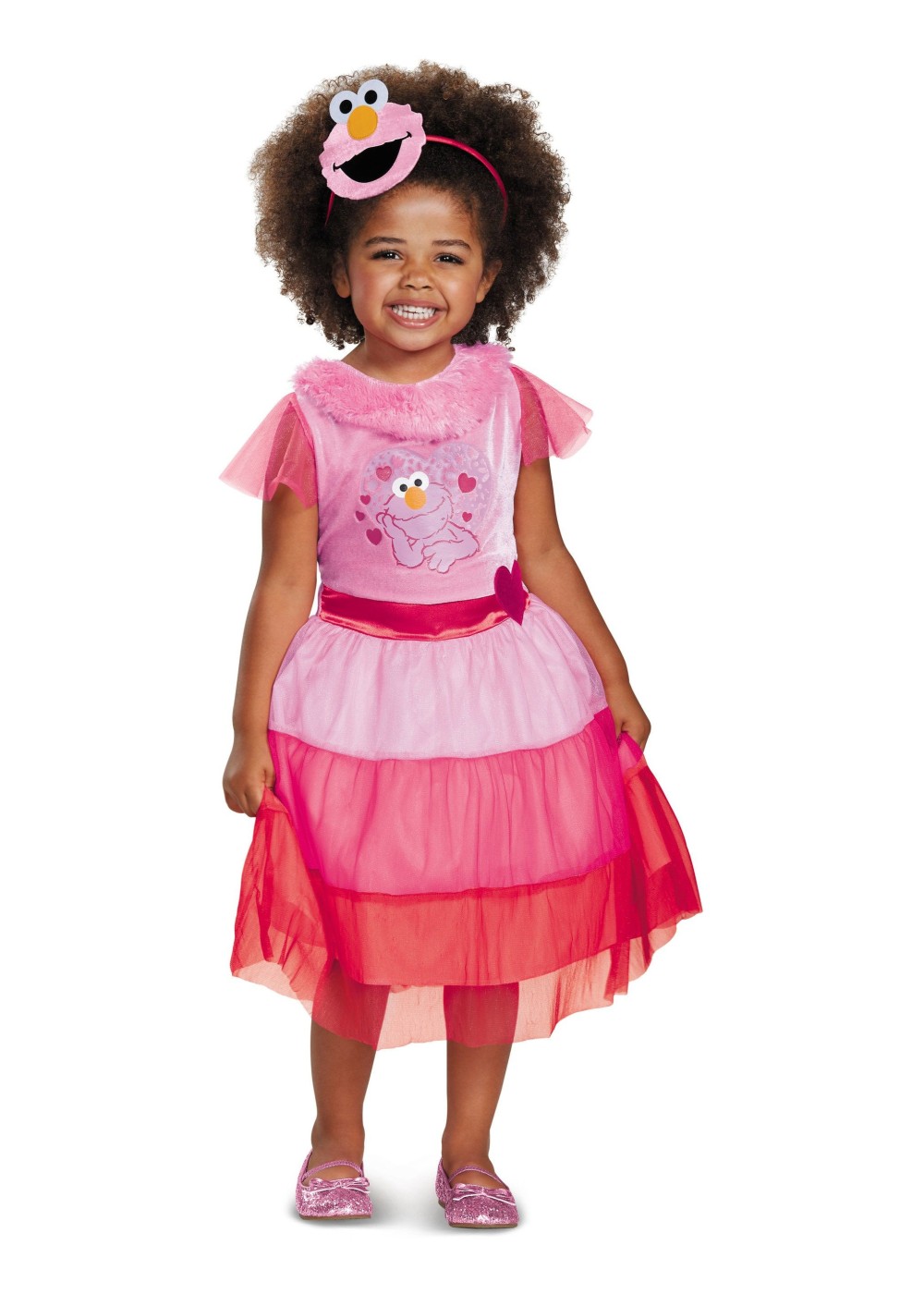 Pink Elmo Toddler Dress - TV Show Costumes