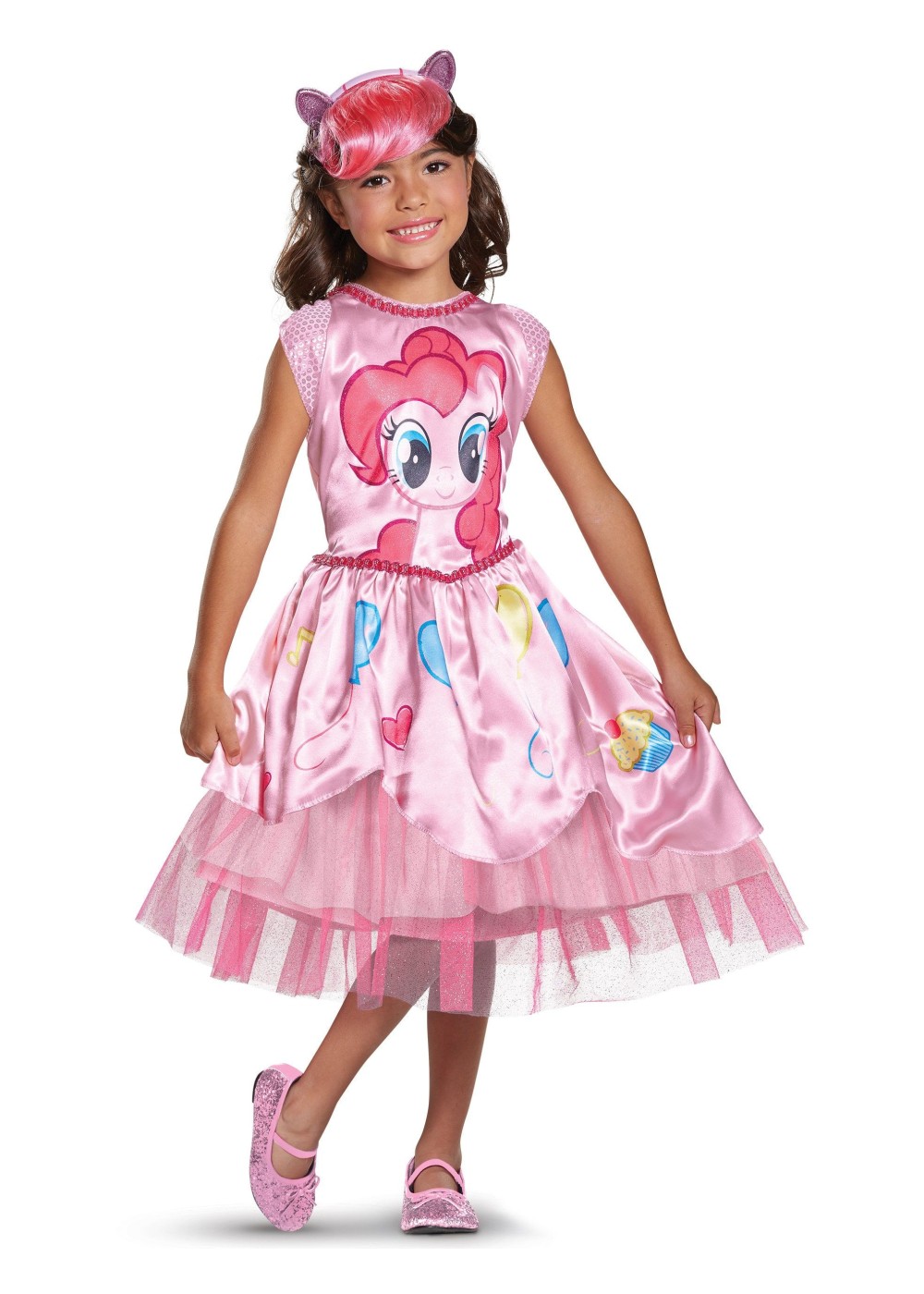 Kids Pinkie Pie Movie Girls Costume