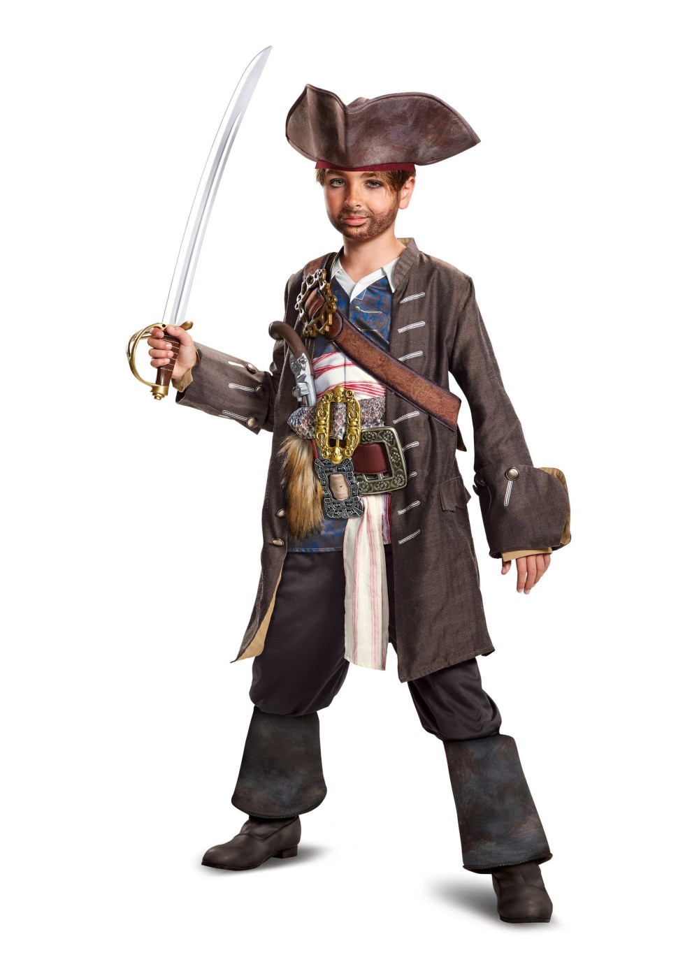 Pirates Of The Caribbean Boys Captain Jack Costume