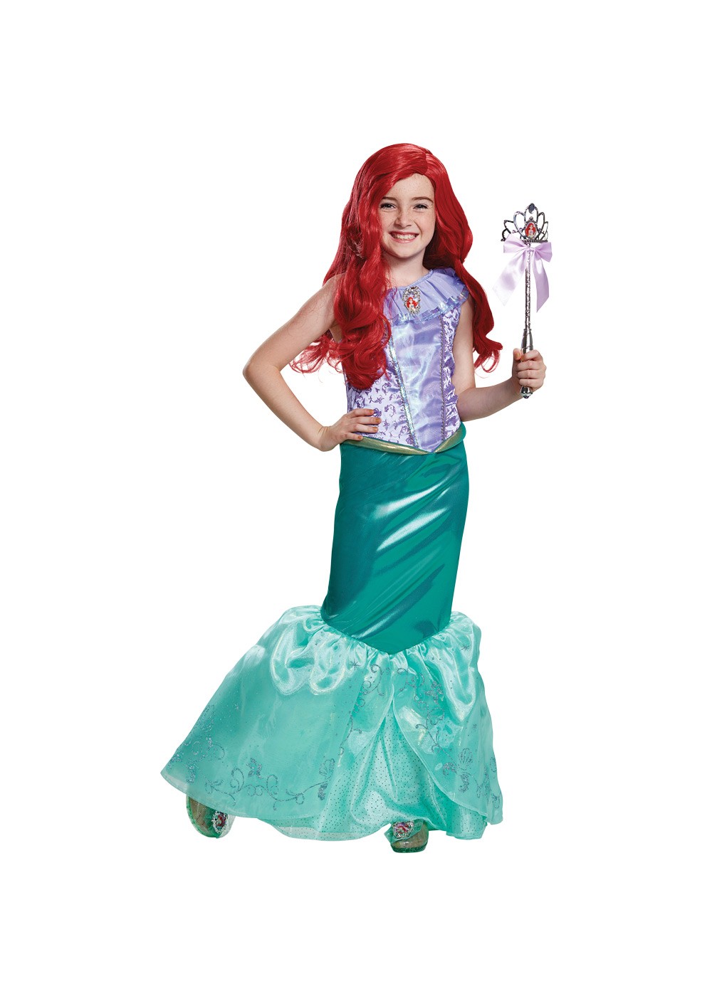 Kids Princess Ariel Girl Costume