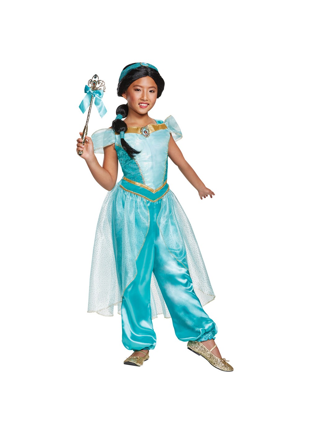 Princess Jasmine Girls Costume - Princess Costumes