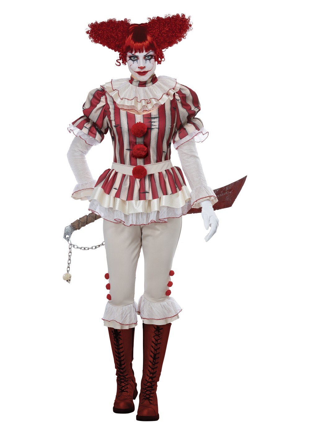 Sadistic Clown Women Costume