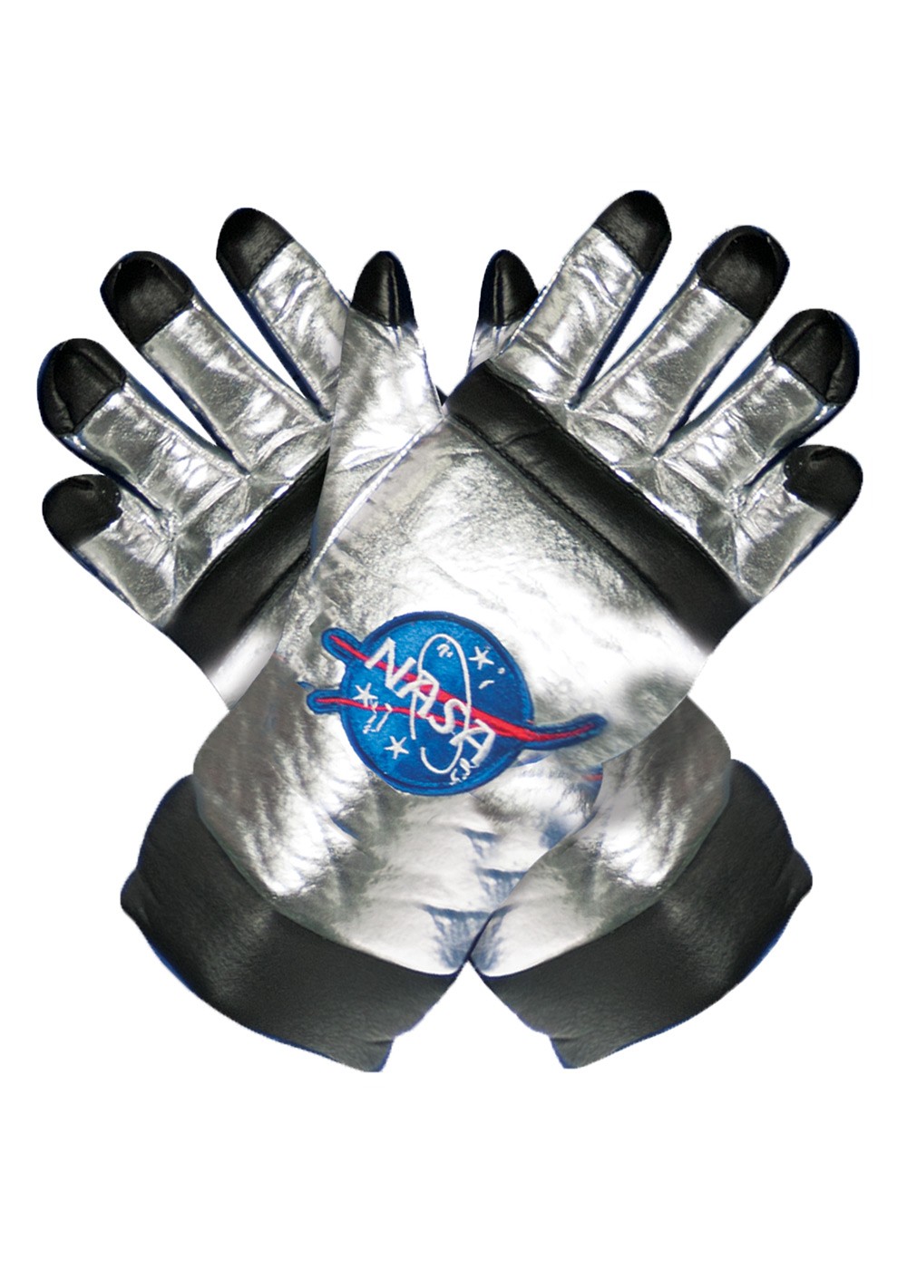 Kids Silver Astronaut Child Gloves