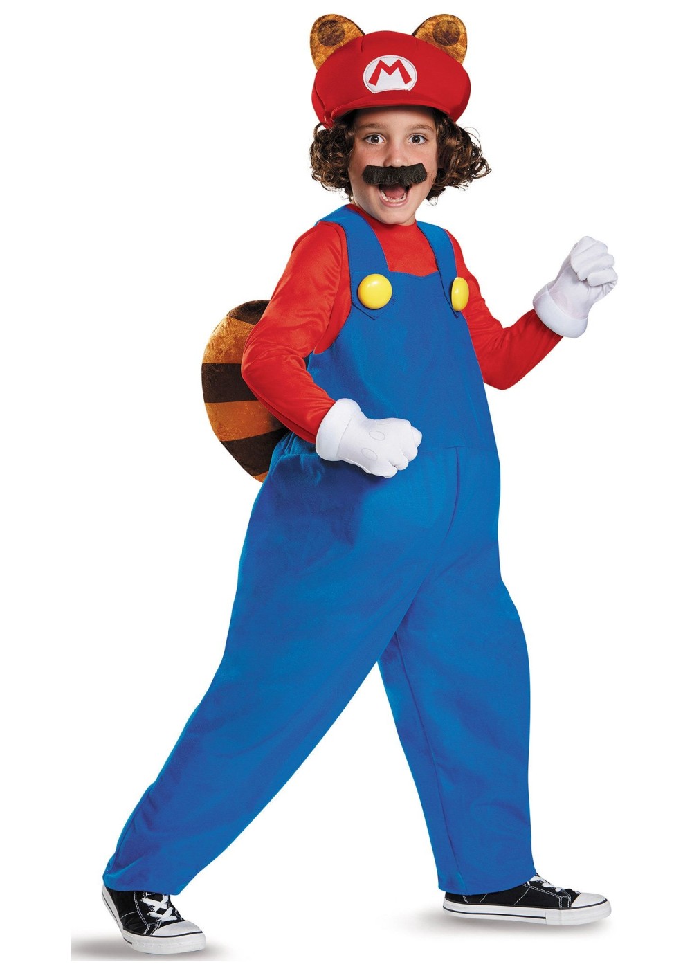 Super Mario Brothers Raccoon Boys Costume