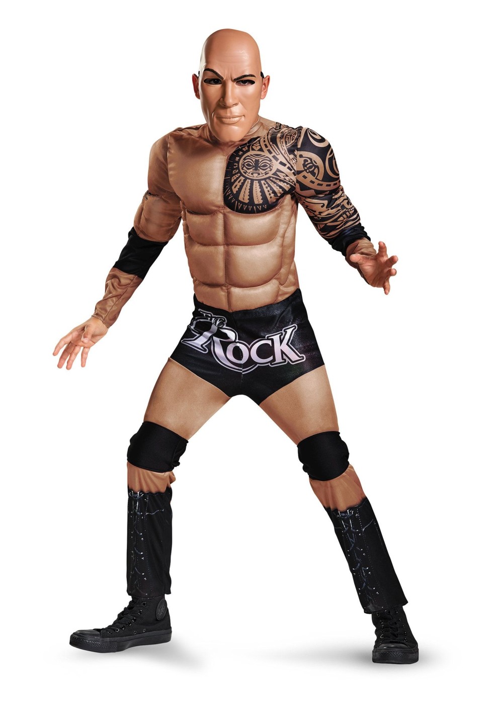 The Rock Boys Muscle Chest Costume