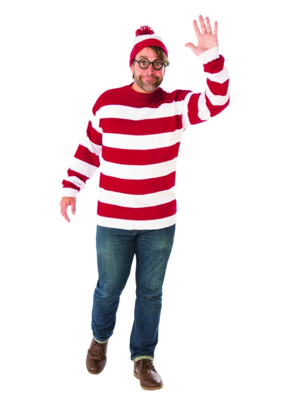 Where's Waldo Mens Plus Costume - Accessories