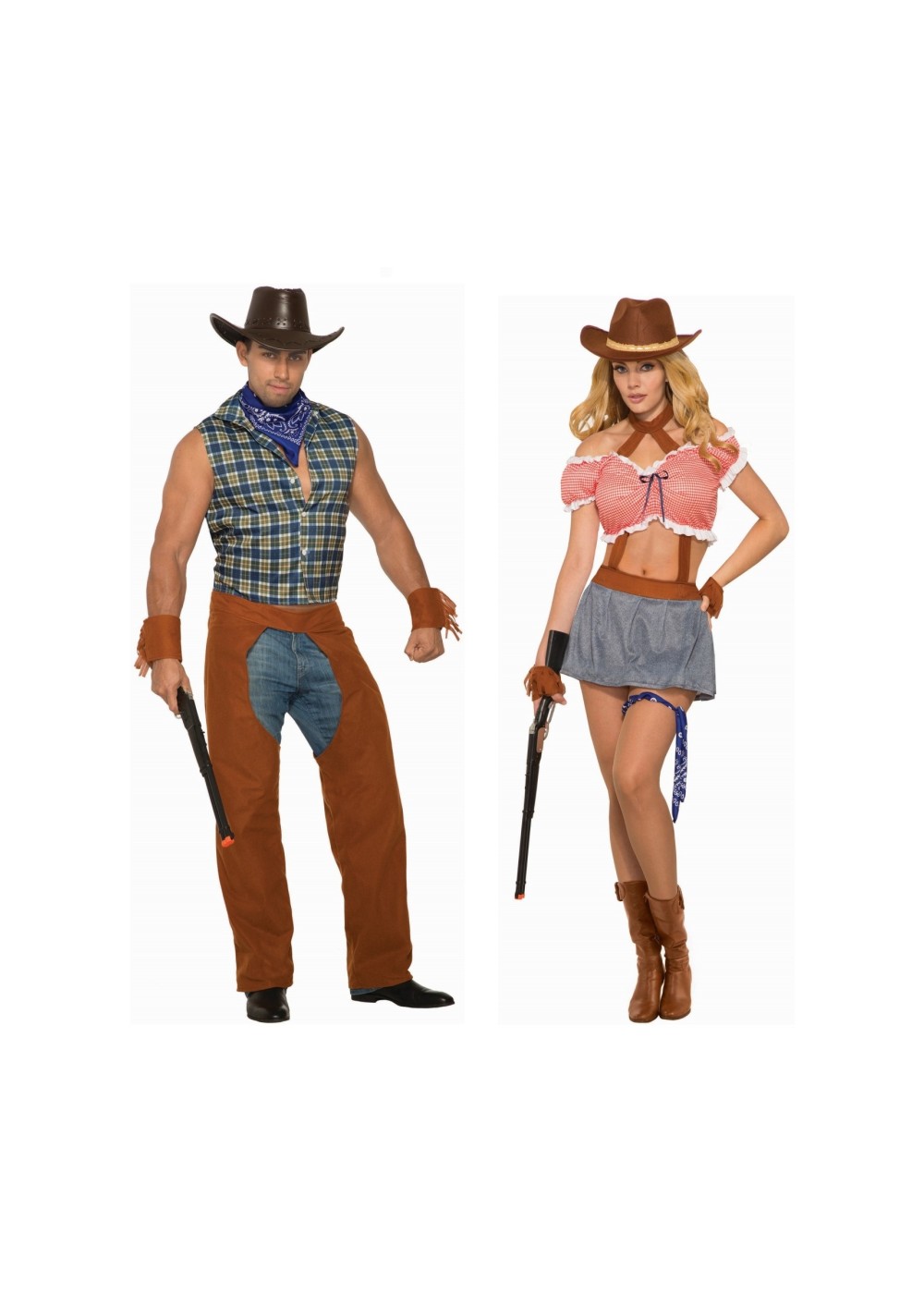 couples western costumes
