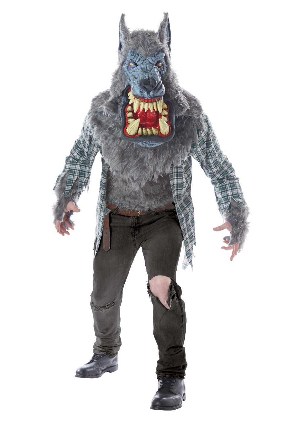Mens Wolf Monster Costume - Scary Costumes