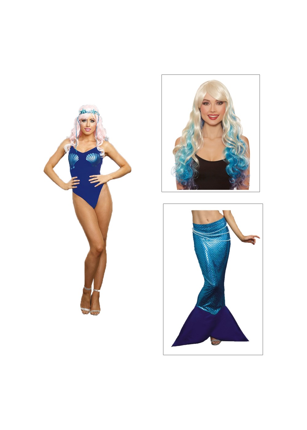 Womens Mesmerizing Mermaid Costume Kit