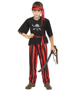 Jolly Roger Pirate Boy Costume