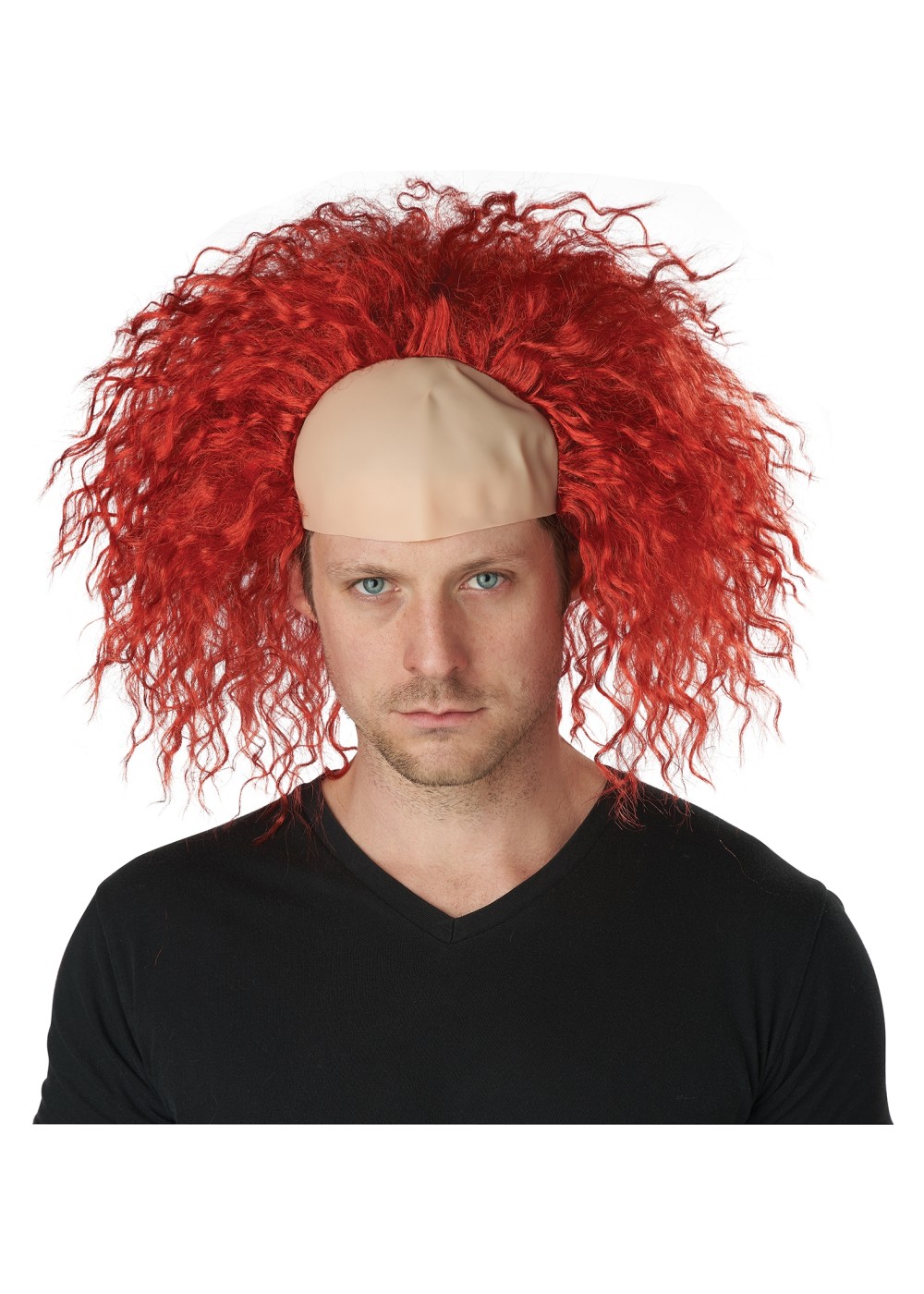 Clown Pattern Baldness Bald Cap Wig