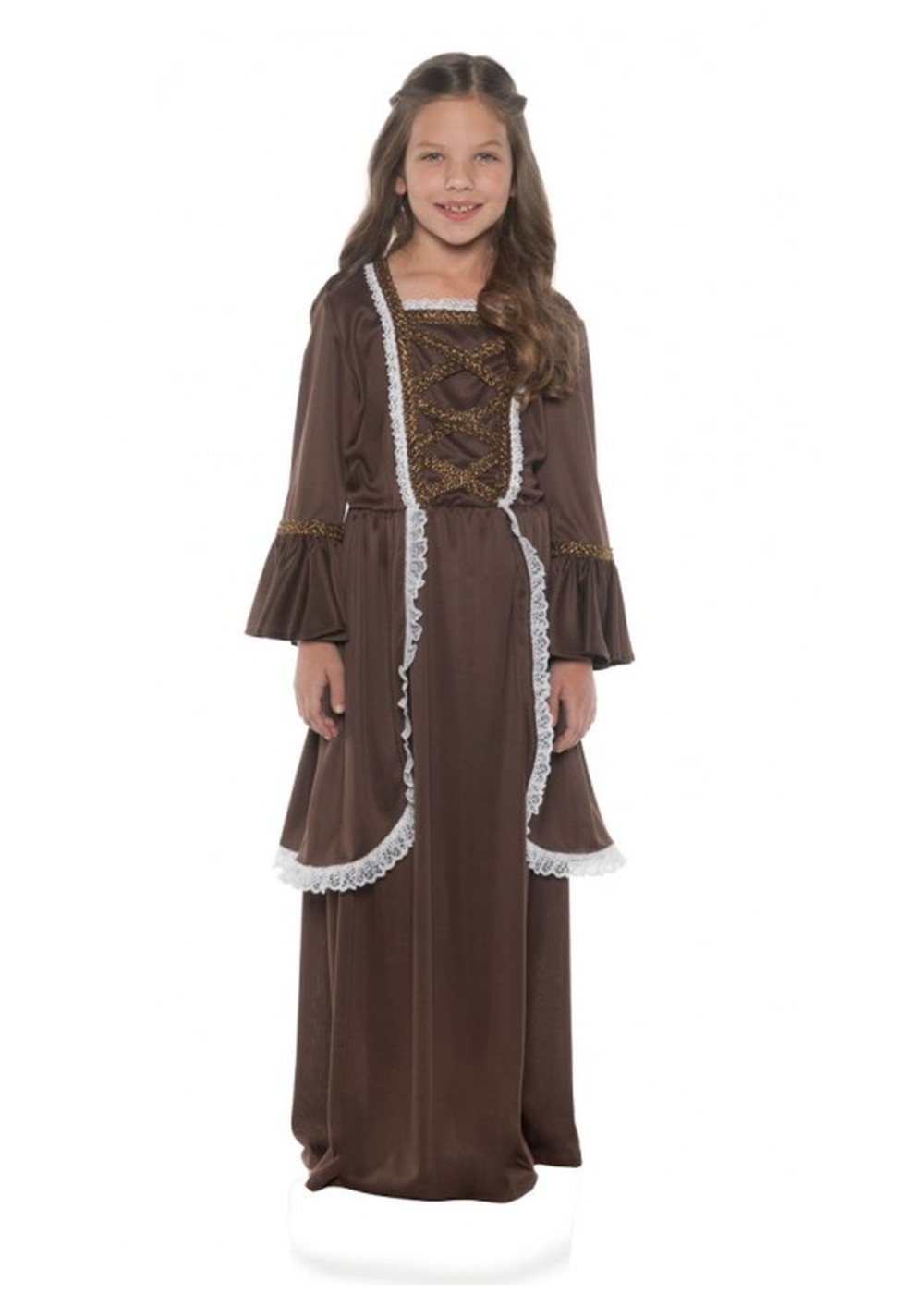 Kids Colonial Girl Costume