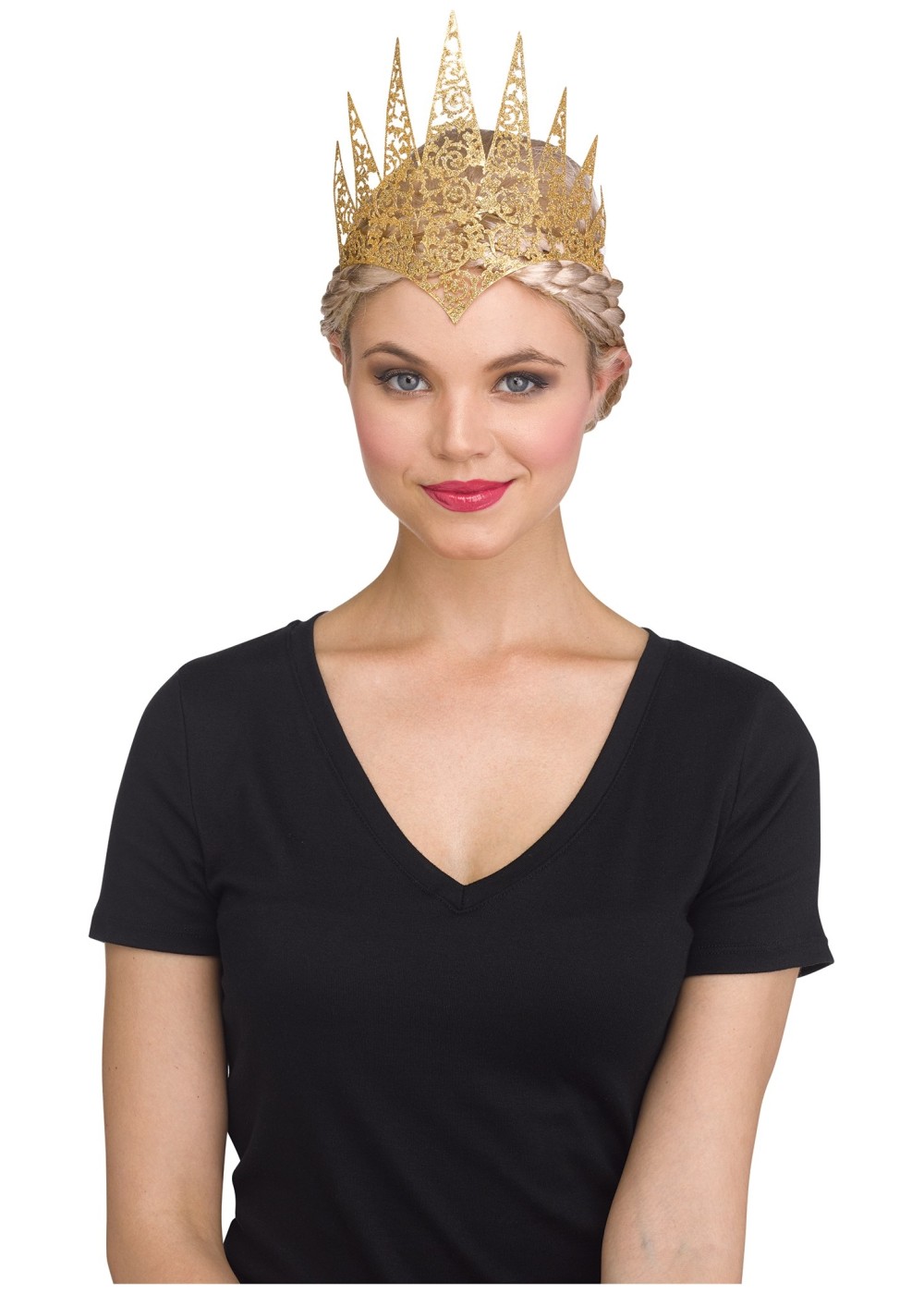 Gold Flexible Glitter Crown