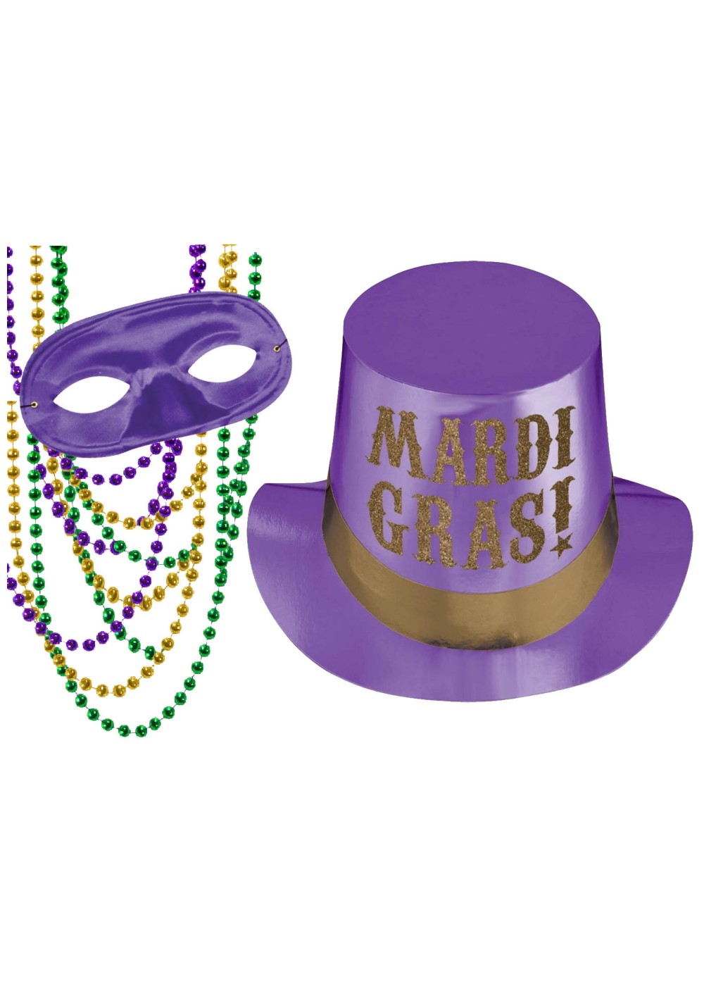Purple Party Mardi Gras Kit