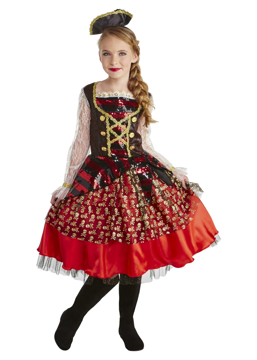 Kids On The Deck Pirate Girl Costume