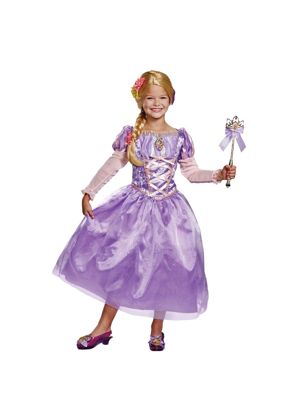 Kids Disney Rapunzel Girls Dress Costume