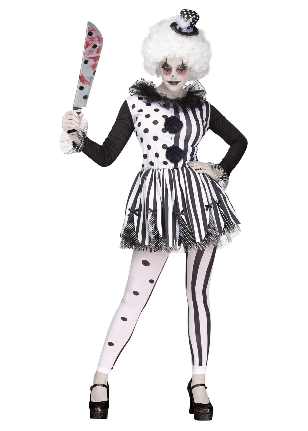 Womens Wicked Clown - Scary Costumes